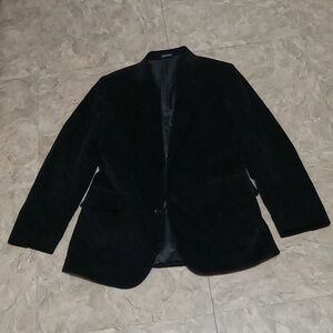 Stafford Men's Black Velvet Jacket
